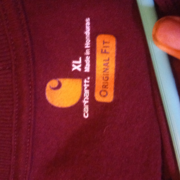 Mens XL Carhartt Front Pocket Work tee - Picture 3 of 4